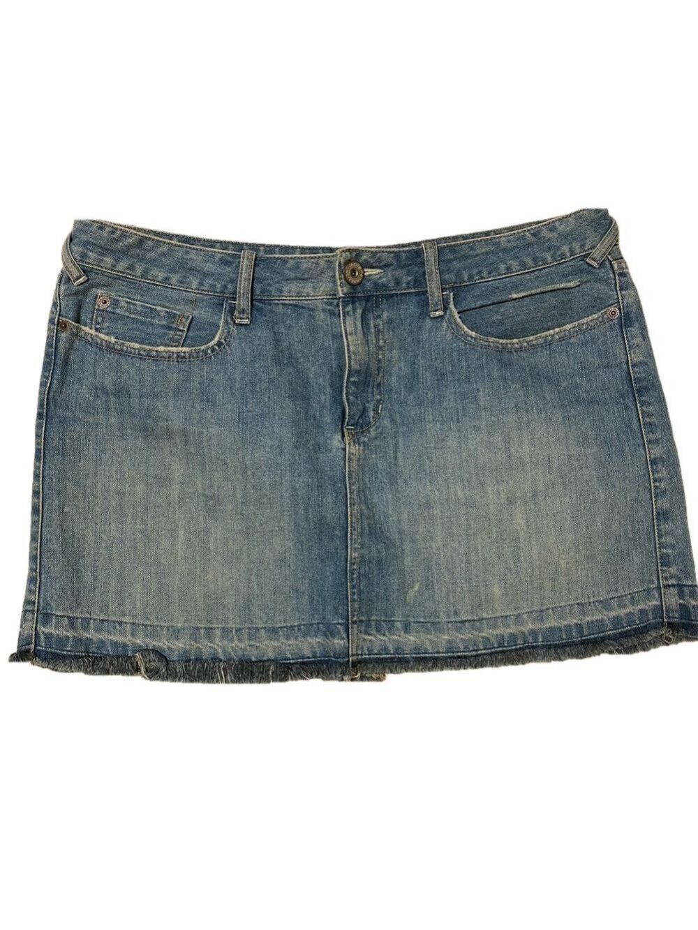 Jacob| Denim mini skirt. Large